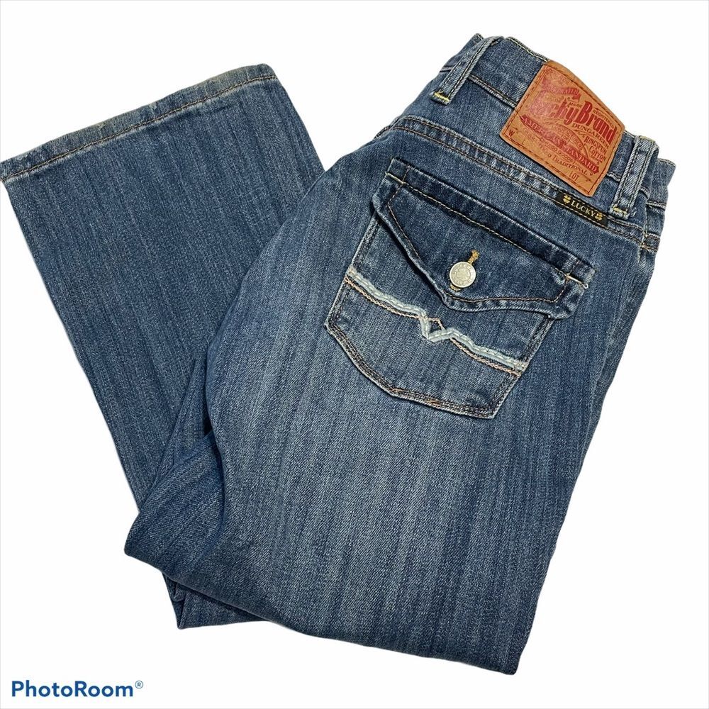 Lucky Brand Womens 26 Petunia Straight Jeans 32”L